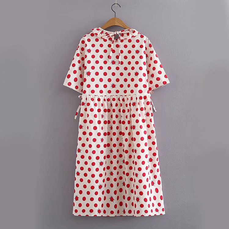 Printed wooden ear dress