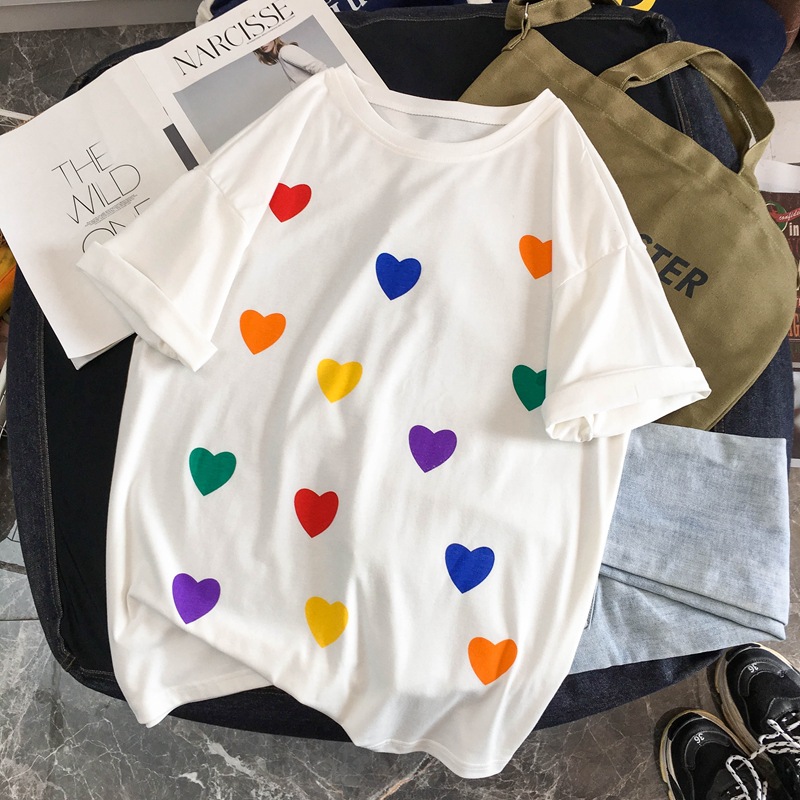 Love print short sleeve