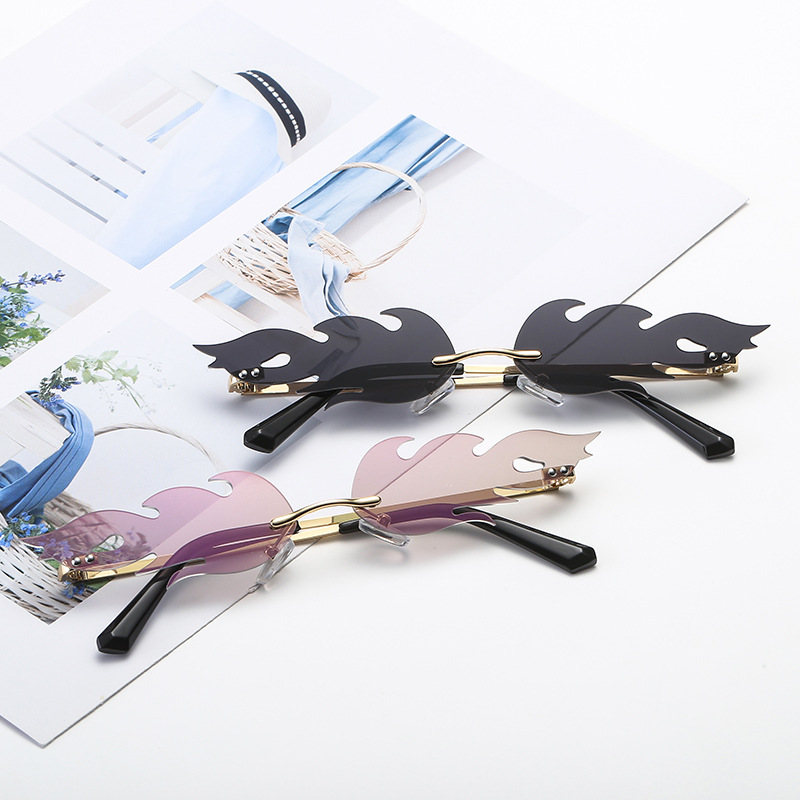 Men’s And Women’s Metal Frameless Sunglasses