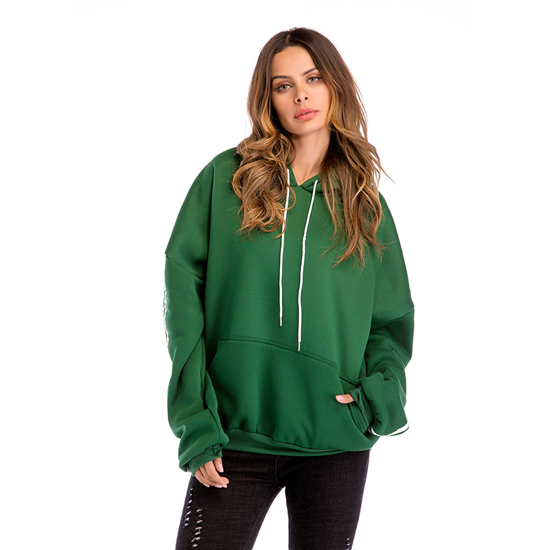 Hooded pullover sweater
