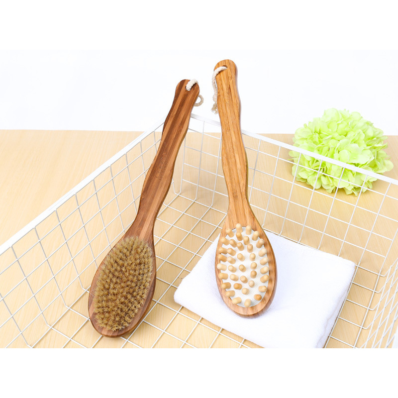 Double-sided Long Handle Shower Brush