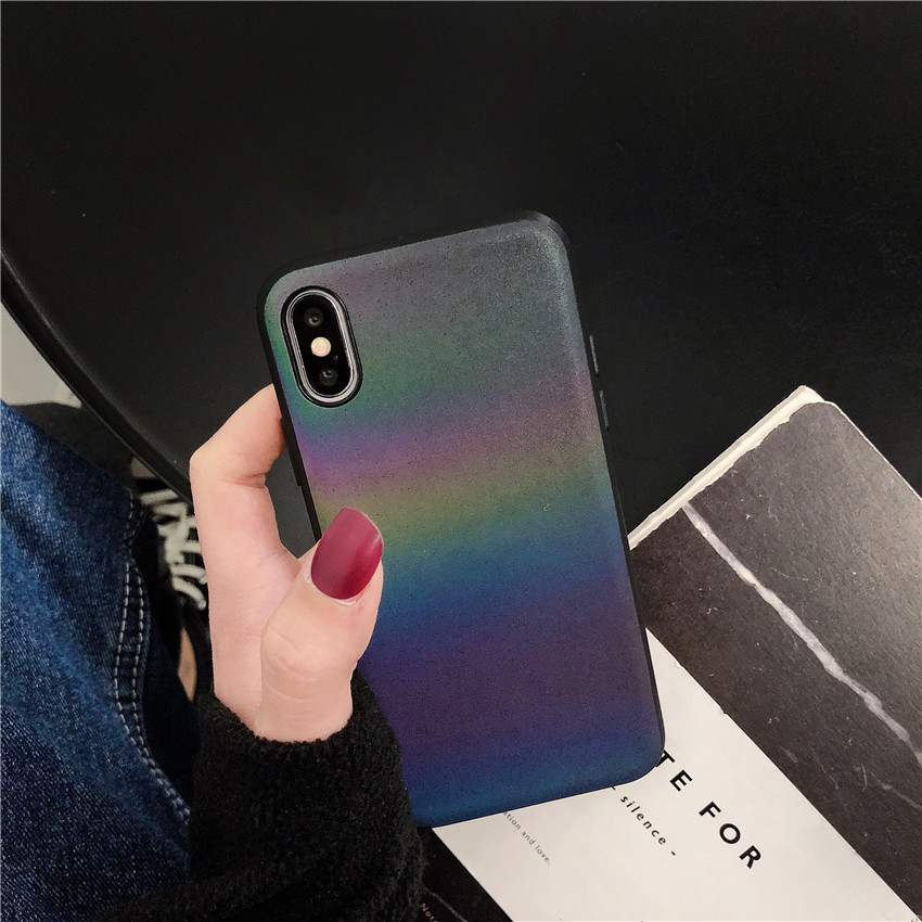 Compatible with Apple , Gradient reflective phone case - Image 4