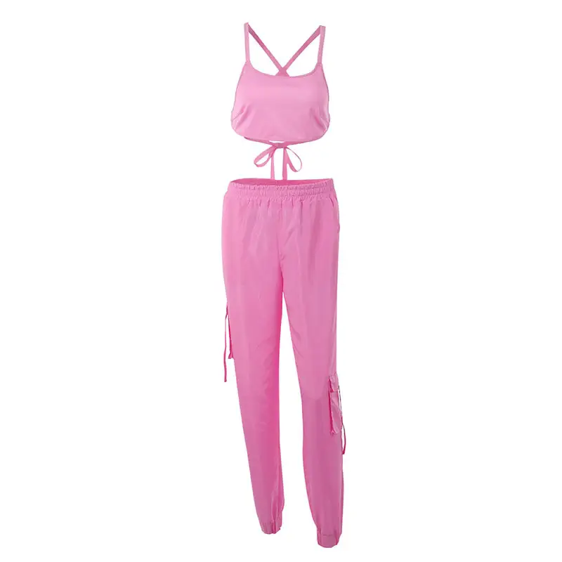 Lace trousers suit