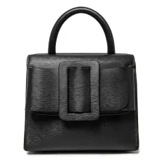 Contrasting European and American slung shoulder bag - Black - View 1