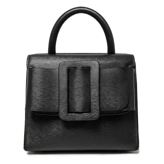 Contrasting European and American slung shoulder bag Black - Shop at LoveMi