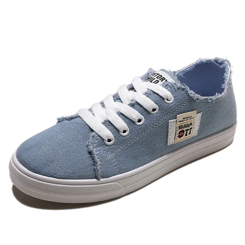 Fashion canvas shoes - Blue