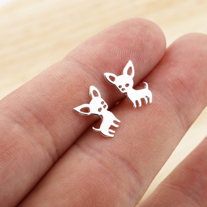Alloy plating earrings