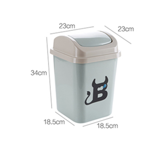 Title 13, European creative trash can with lid