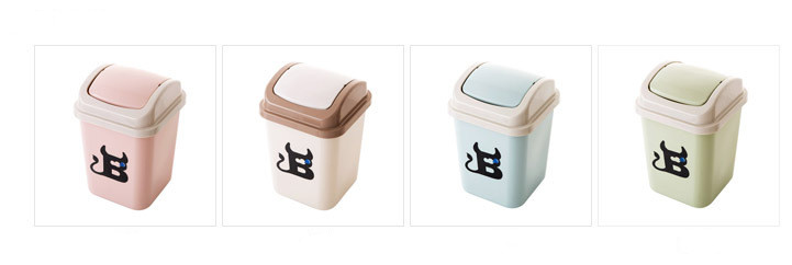 Title 6, European creative trash can with lid