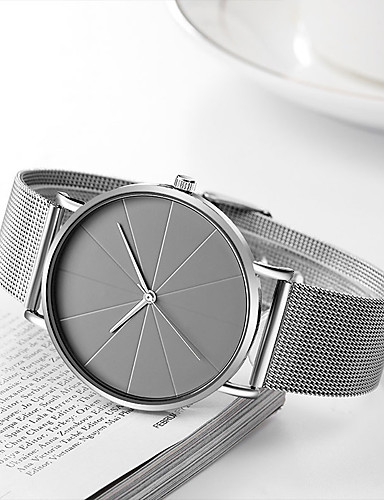 Alloy mesh belt watch