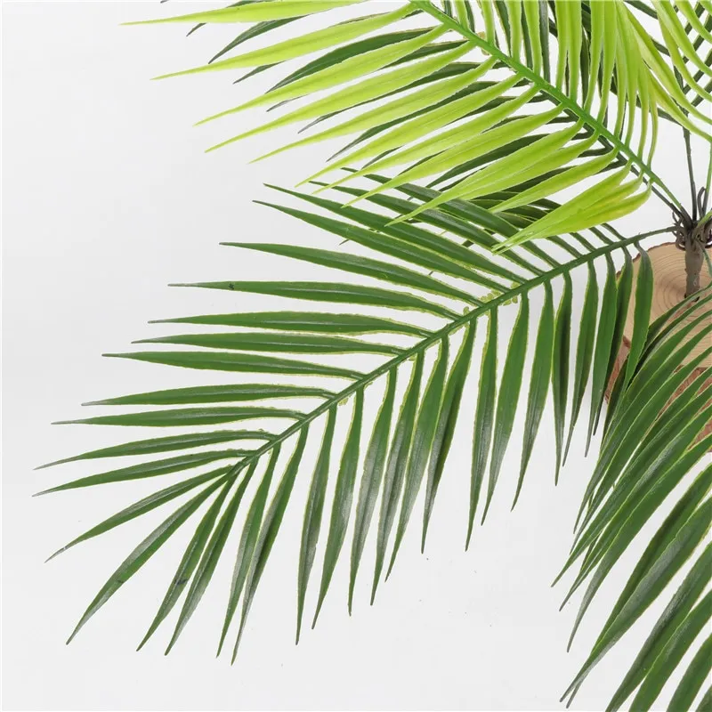 Palm tree leaf plant simulation plastic green plant – image 3
