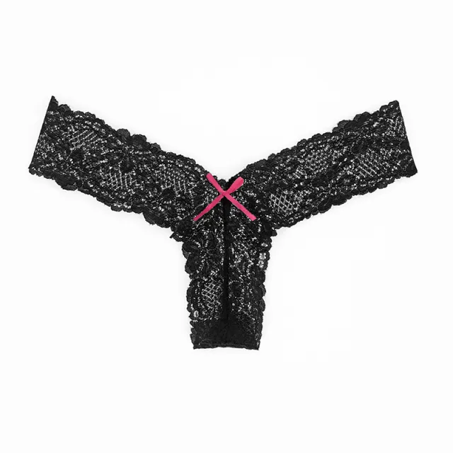 Lace transparent seamless underwear Black - Shop at LoveMi