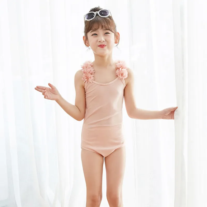 Flower halter mother and daughter swimsuit - Pink