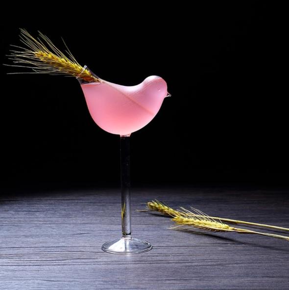 Bird Cocktail Glass