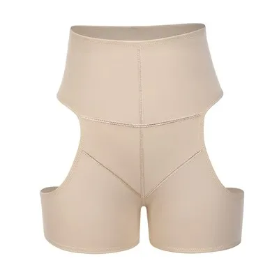 Hip lifting pants, rubber, fat moving pants Beige - Shop at LoveMi