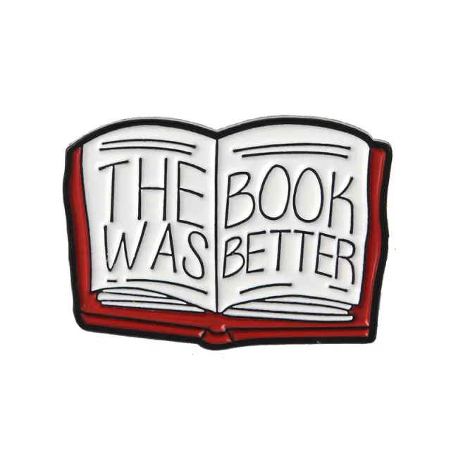 Cartoon book flip book brooch - Shop at LoveMi