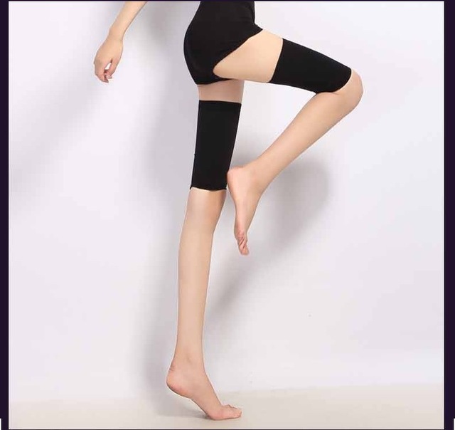 Shaped fat burning socks