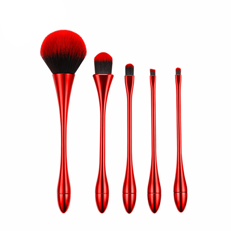 Small waist makeup brush set beauty tools Red - Shop at LoveMi