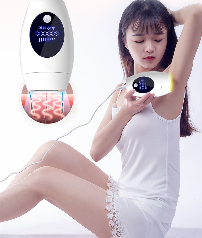 Pulse laser hair removal – 4 cm² window for quick full-body sessions