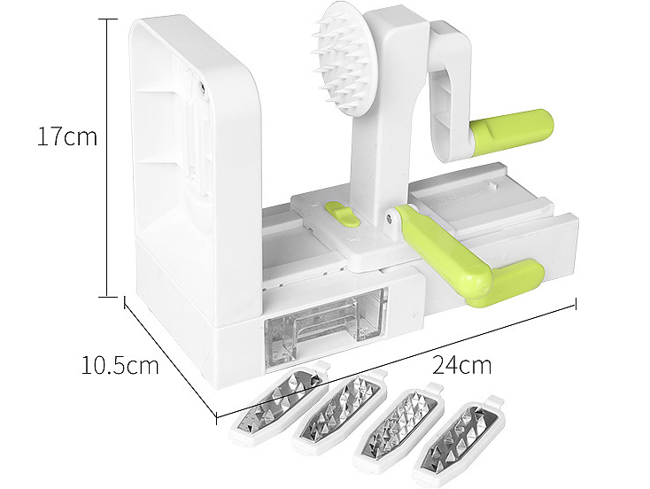 Title 3, Spiralschneider für Gemüse und Obst, verwandelt...