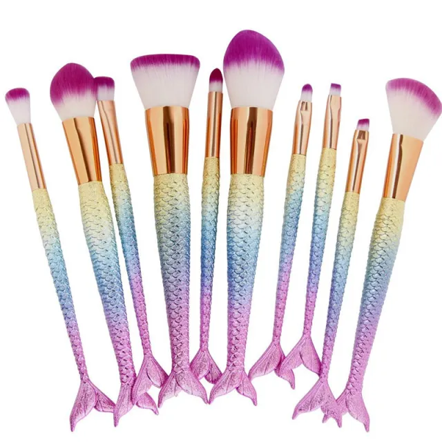 Makeup fishtail brush Color - Shop at LoveMi