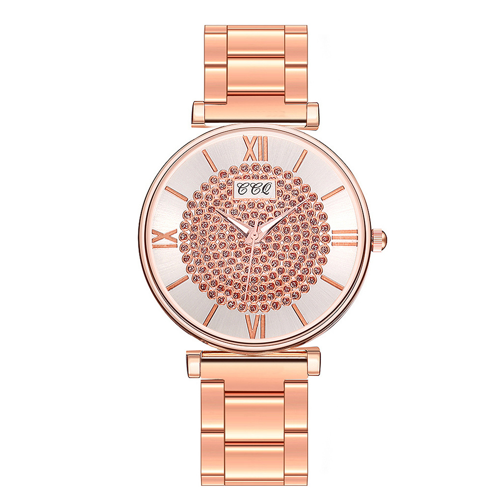 Net red new alloy steel belt ladies watch