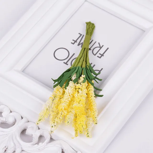 Lavender artificial flower decoration Yellow - Shop at LoveMi