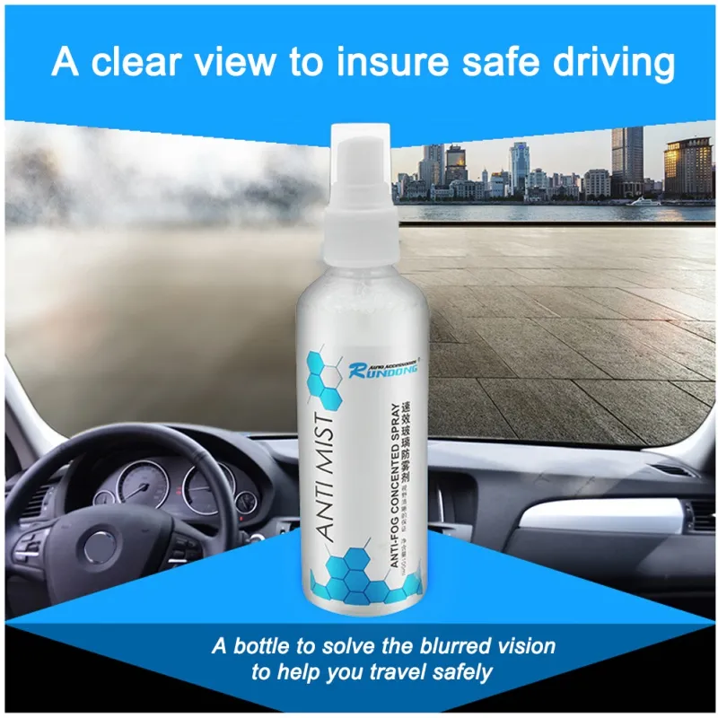 Quick-acting Glass Anti-fog Antifogging Agent 100mL