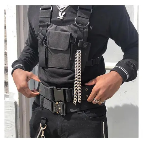 Hip-hop Pocket Chest Bag
