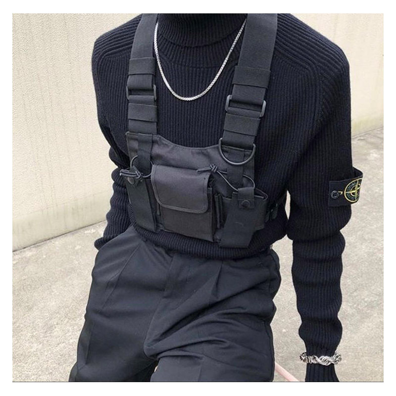 Hip-hop pocket chest bag — foto 5