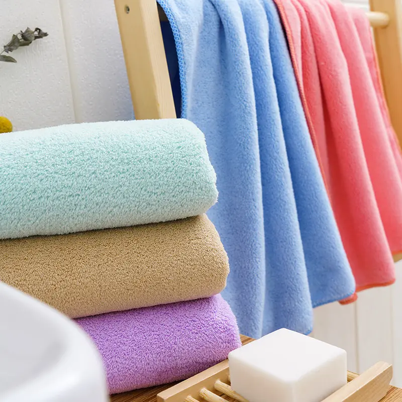 Coral velvet soft towel