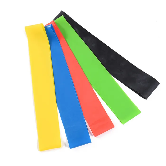 Resistance Loop Bands Set with 5 Levels and Storage Bag, Latex Exercise Bands for Home Workouts - detail photo 8
