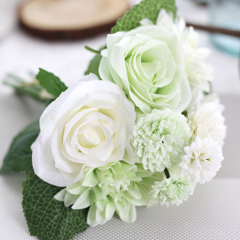 Elegant White Green