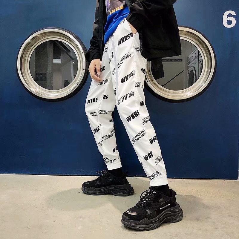 Monogrammed panty pants with leg strap