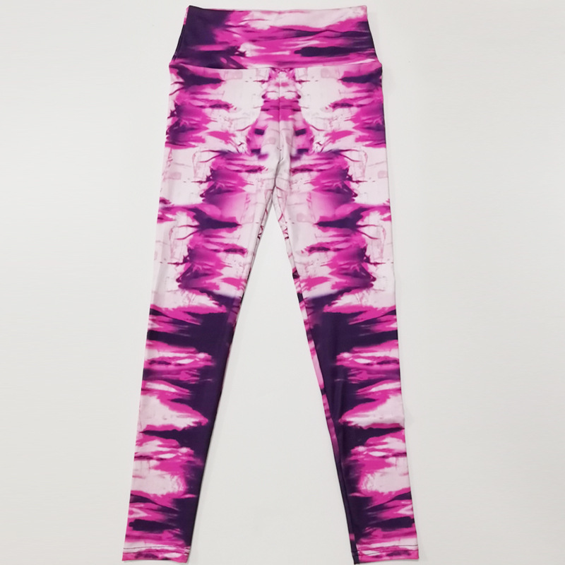 Gradient digital print yoga pants