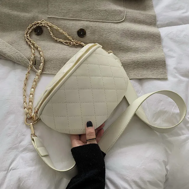 Shoulder Messenger Bag Beige - Shop at LoveMi