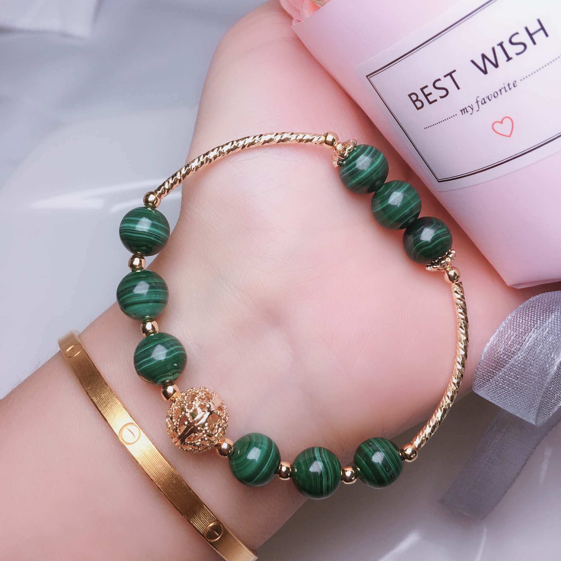 14K gold-plated DIY bracelet