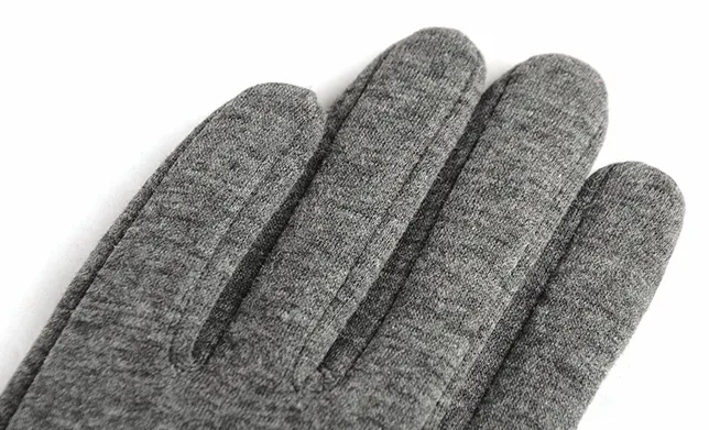 Men’s Touchscreen Winter Gloves, Warm Lined Business Gloves for Driving, Commuting and Texting (Black, Brown, Gray) - detail photo 5
