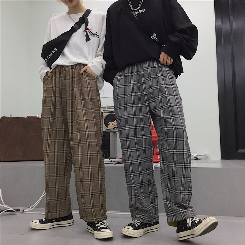 Casual plaid pants