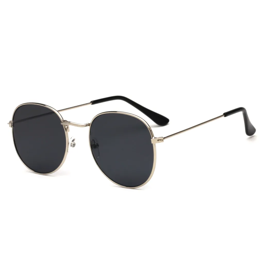 Metallic sunglasses - Silver Gray
