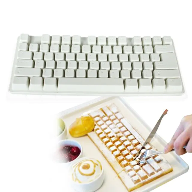 Chocolate creative keyboard mould White - Shop at LoveMi