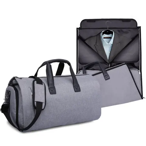 Large-capacity Travel Bag Portable Cylinder Folding Suit Bag