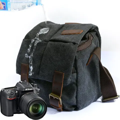 One-shoulder Retro Camera Bag Waterproof Bag