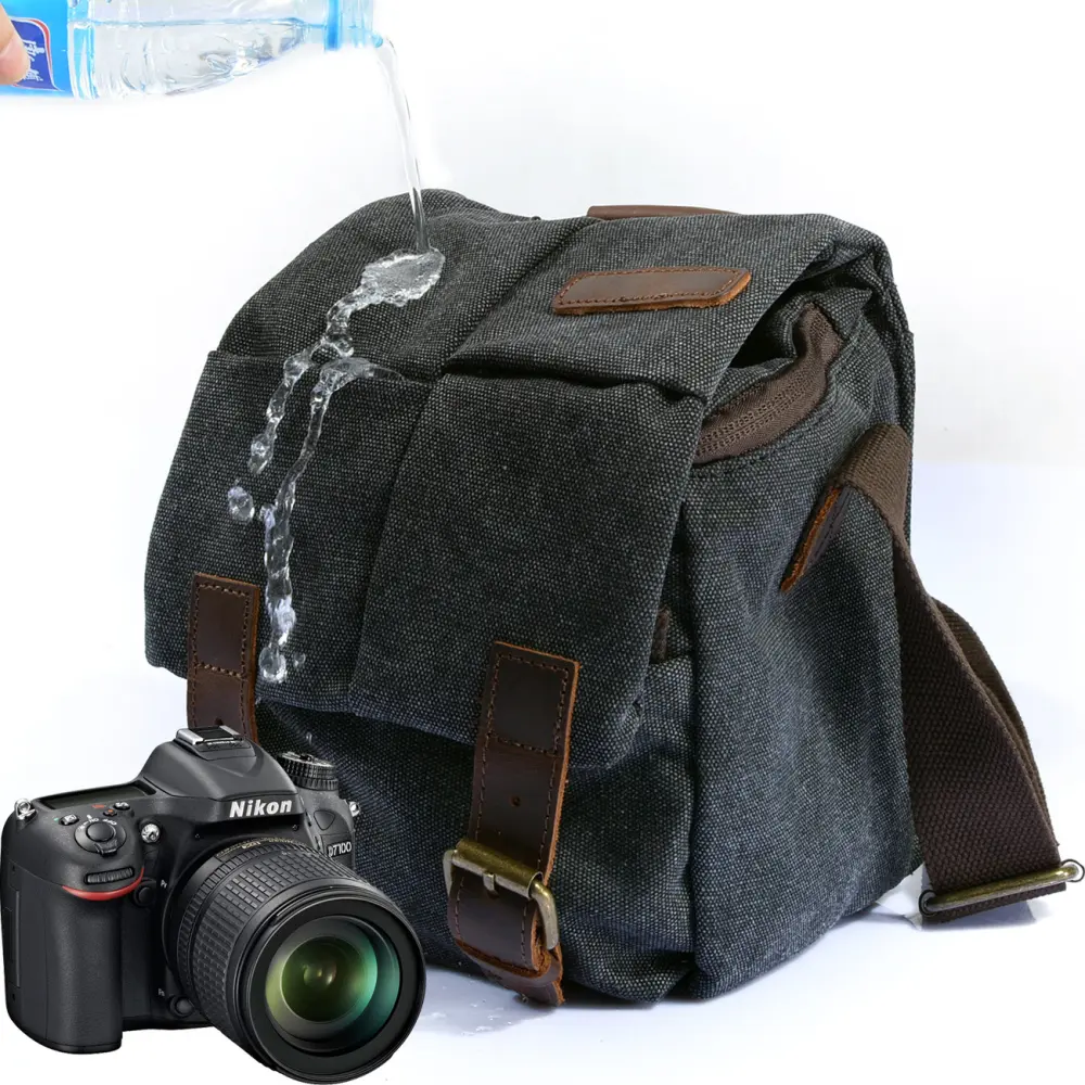 One-shoulder Retro Camera Bag Waterproof Bag