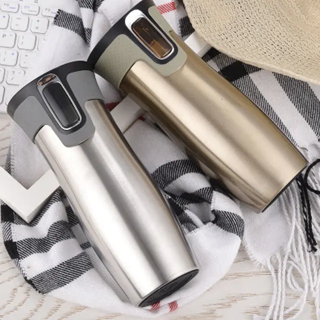Vacuum Insulated Stainless Steel Travel Mugs Water Flask Thermal
