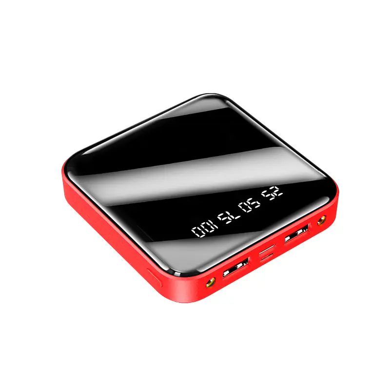 Mini Power Bank 20000 MAh Portable Mirror