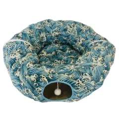Foldable cat tunnel - Sea Ripples - View 1