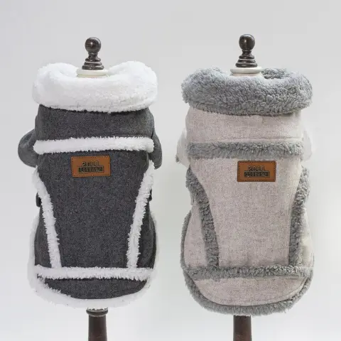 Dog Clothes Winter Pet Dog French Bulldog Jacket Thick