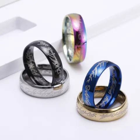 Titanium Steel Ring Men's