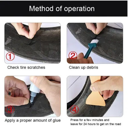 480s adhesive car rubber tire glue